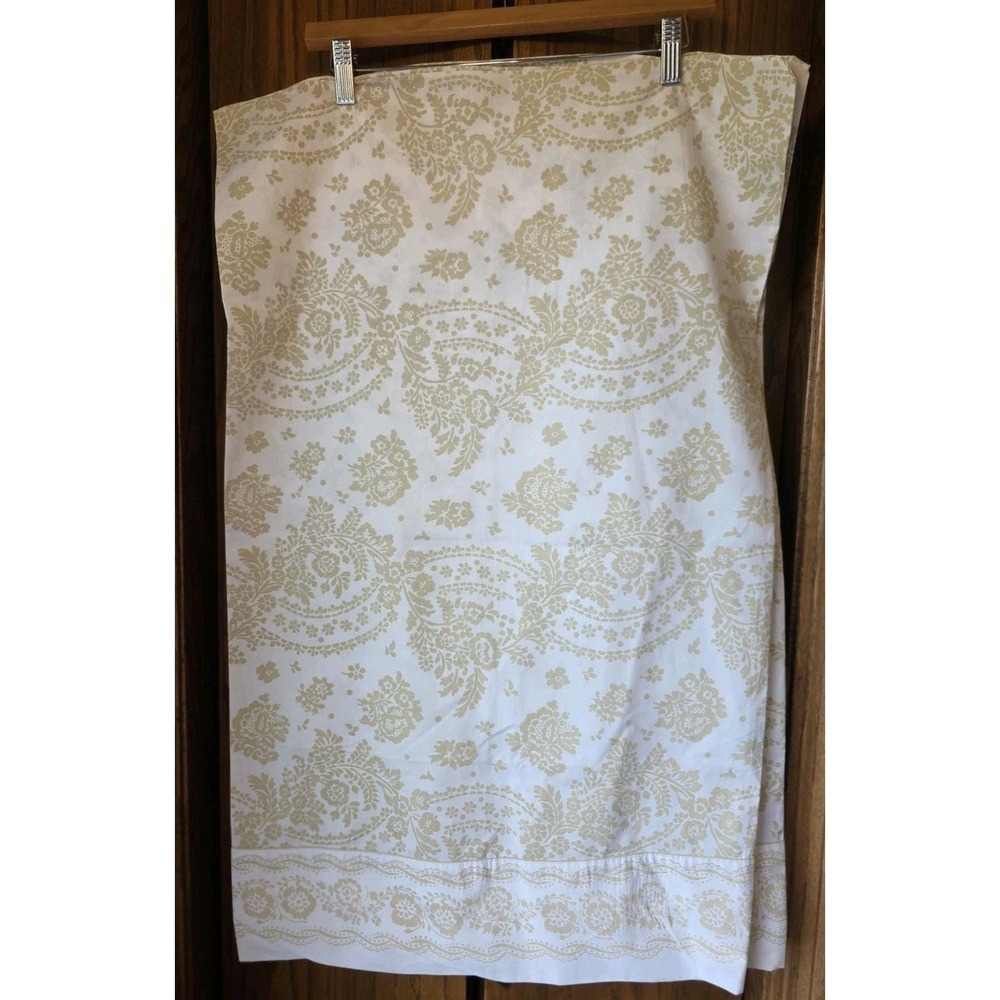Two Vtg Springmaid Wondercale Mariposa Pillowcases Yellow w/Butterflies